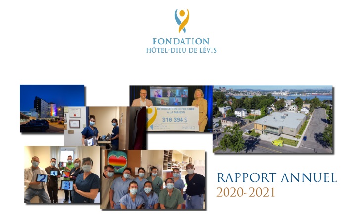 Rapport annuel 2020-2021 | Fondation Hôtel-Dieu de Lévis