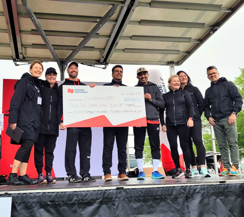 Chèque Raid 2025 | Fondation Hôtel-Dieu de Lévis