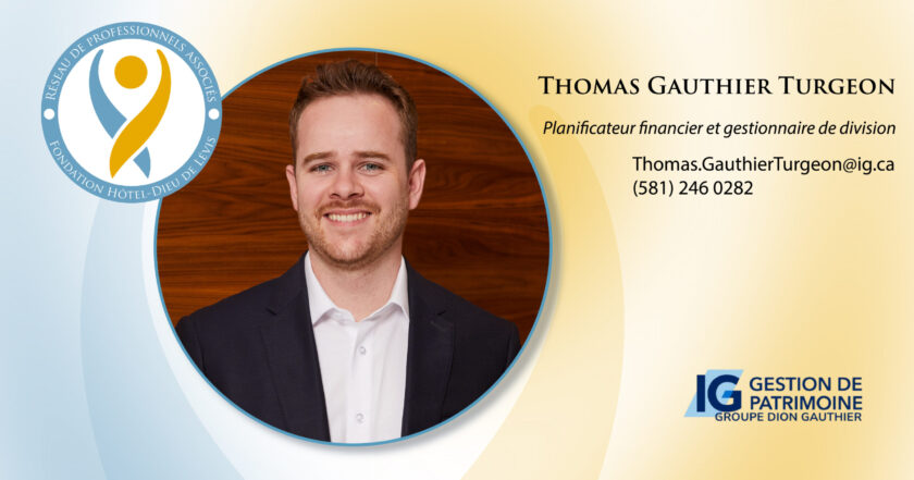 Thomas Gauthier Turgeon | Fondation Hôtel-Dieu de Lévis