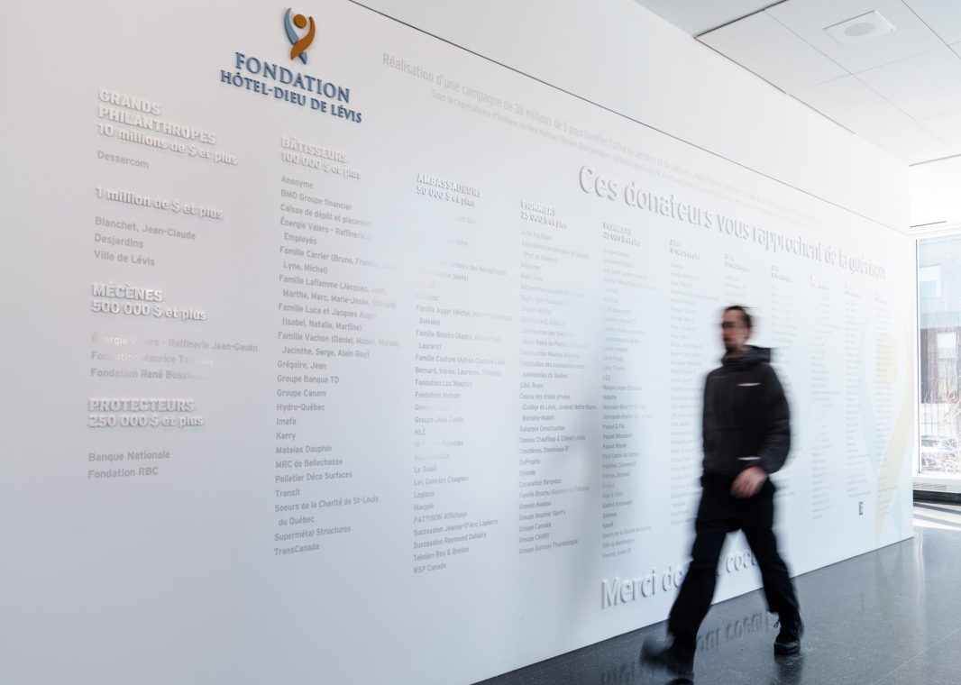 Tableau d'honneur | Fondation Hôtel-Dieu de Lévis