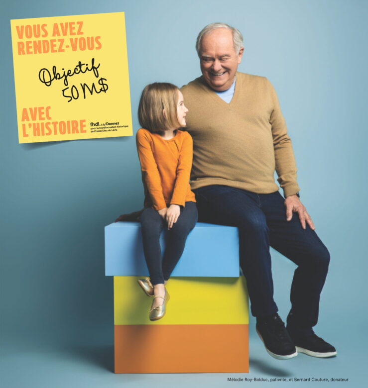 Campagne majeure «Vous avez rendez-vous avec l'histoire» | Fondation Hôtel-Dieu de Lévis