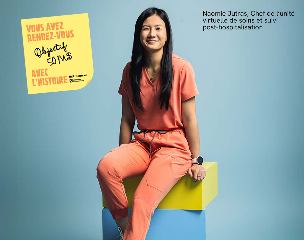 Naomie Jutras - Aménager des espaces conviviaux | Fondation Hôtel-Dieu de Lévis