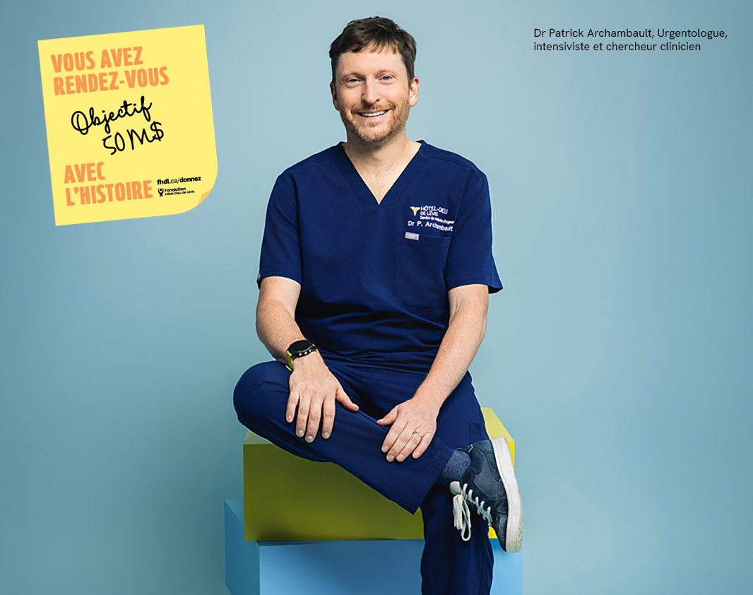 Dr Patrick Archambault - Recherche et formation | Fondation Hôtel-Dieu de Lévis