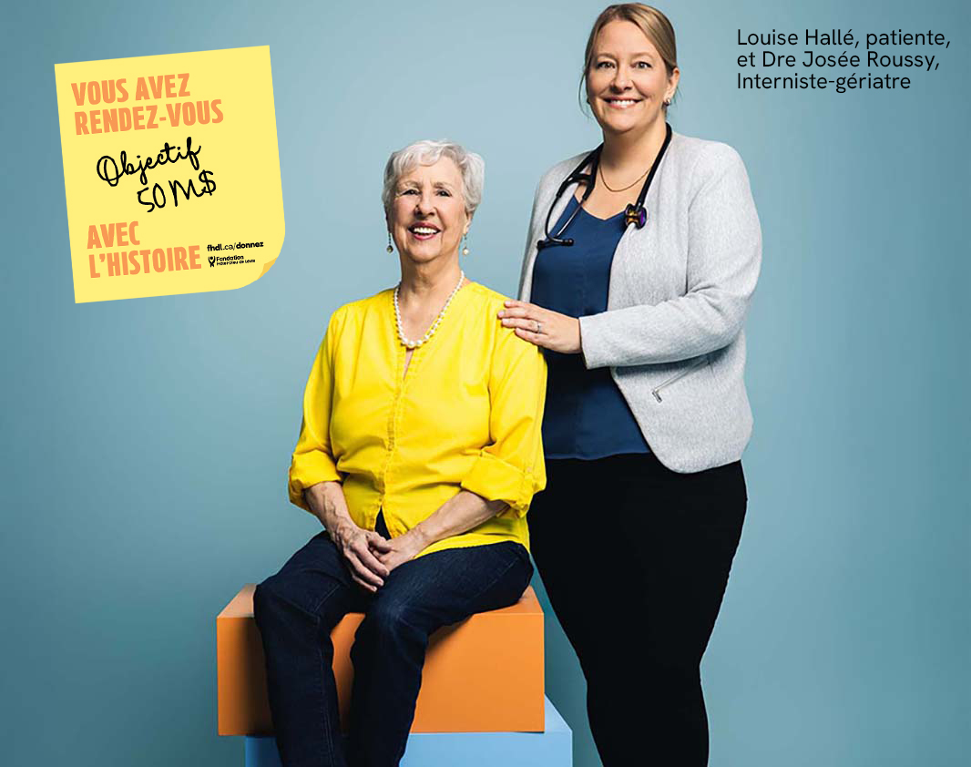 Louise Hallé et Dre Josée Roussy - UCDG | Fondation Hôtel-Dieu de Lévis