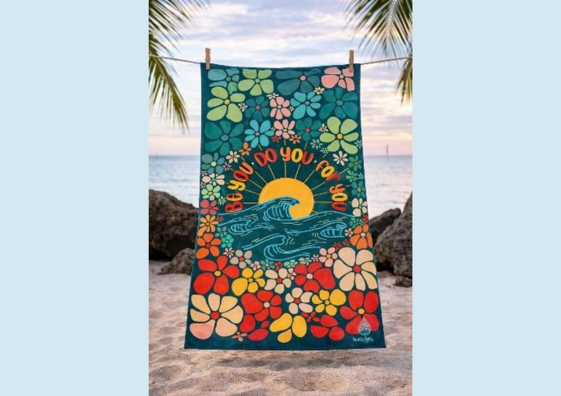 Serviette de plage en microfibre | Beautés Fatales