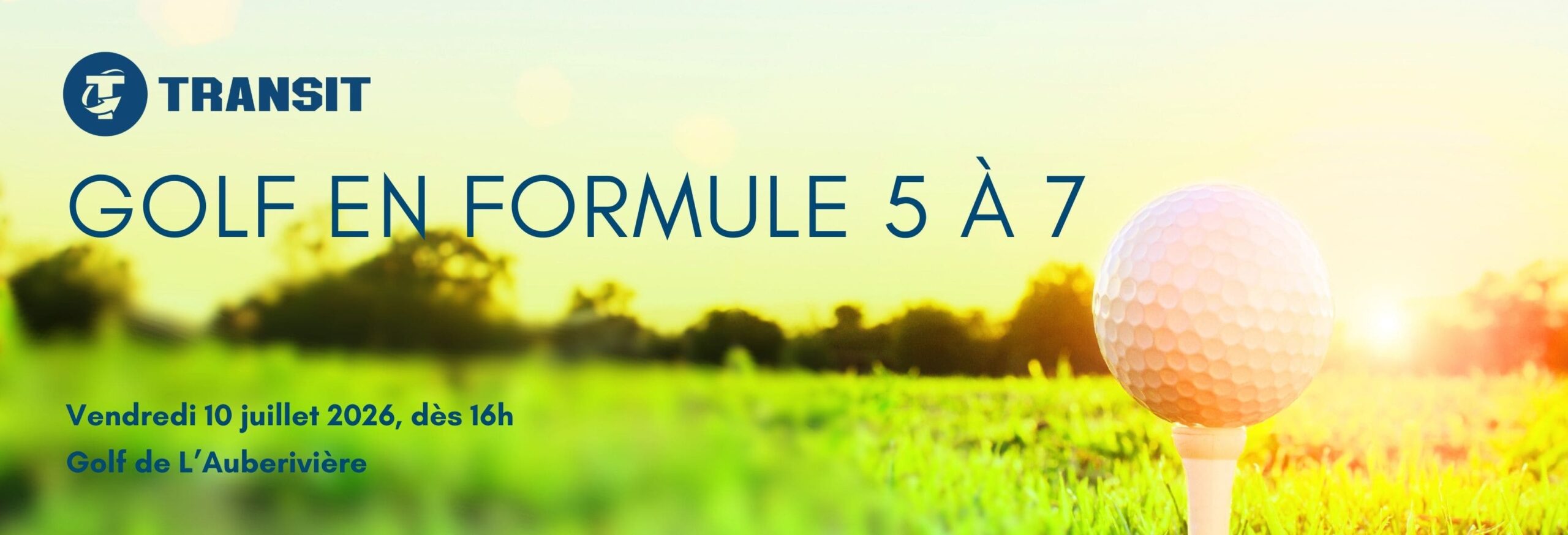 Golf en formule 5 à 7, vendredi 10 juillet 2026, dès 16h, Golf de L'Auberivière