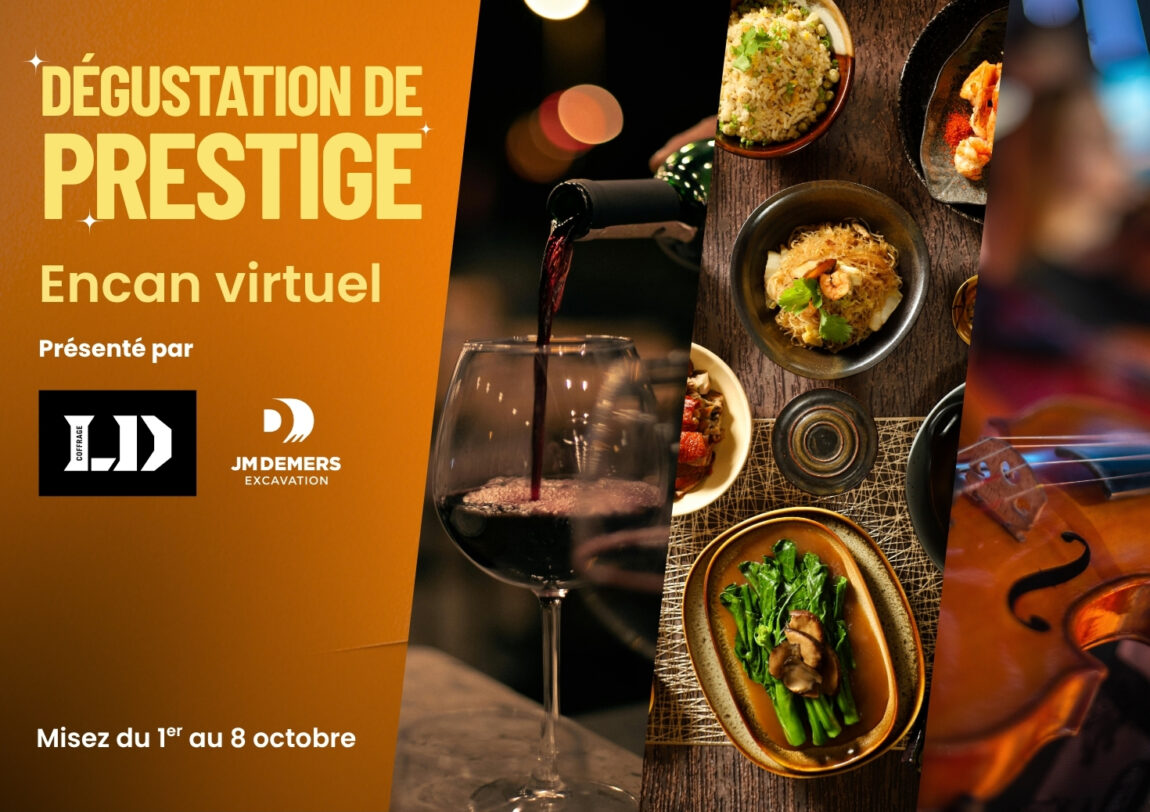 Encan virtuel présenté par Coffrage LD et JM Demers