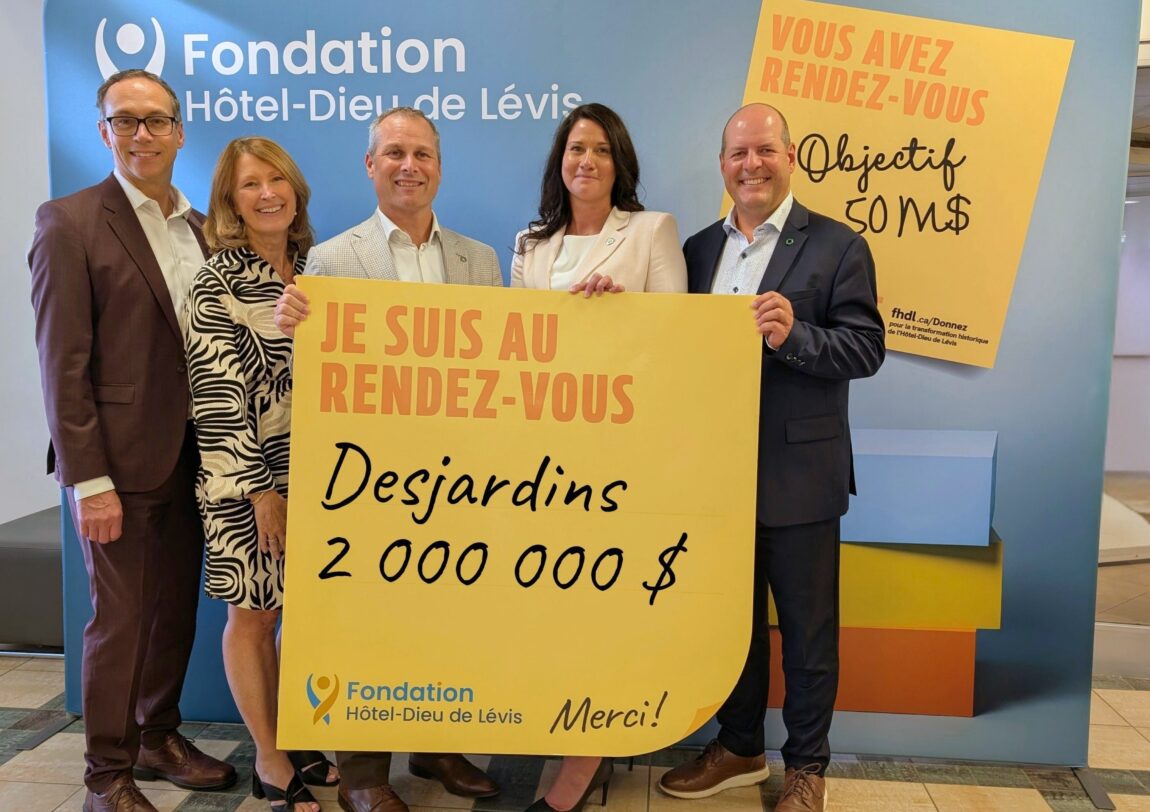 Don de Desjardins | Fondation Hôtel-Dieu de Lévis